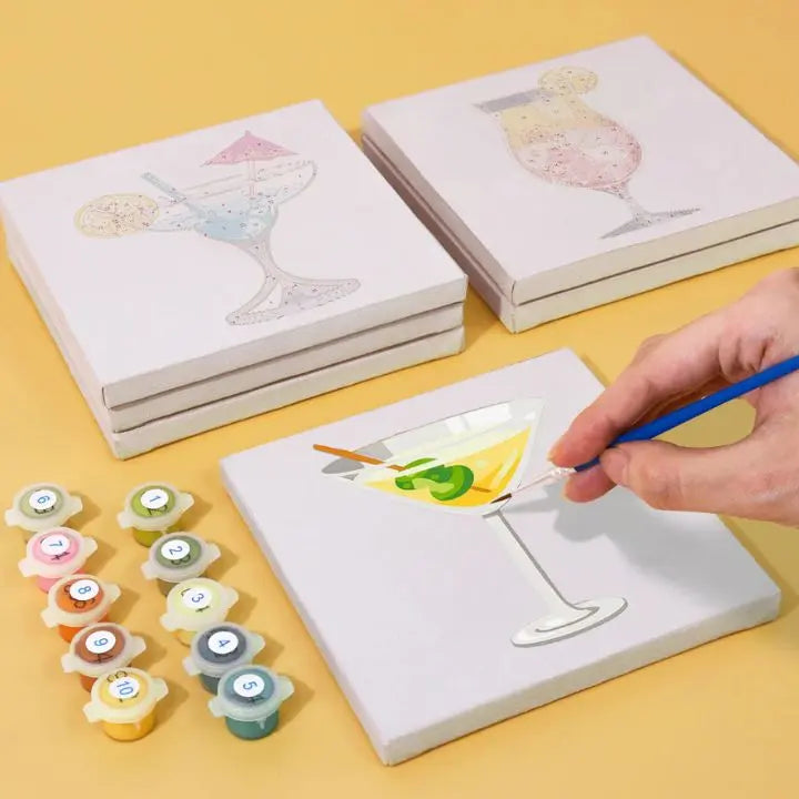 Avtoit | Paint by Numbers Mini Set – 6 Designs for Creative Relaxation