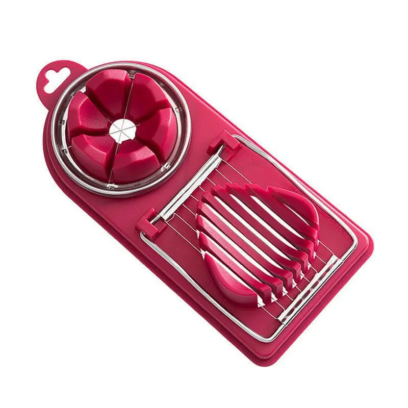 Avtoit | Manual Egg Slicer with Stainless Steel Blades and Sturdy Handle