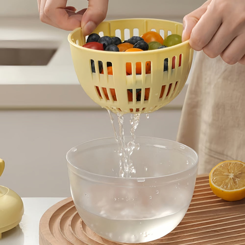 Avtoit | Manual fruit and vegetable spin dryer with removable container