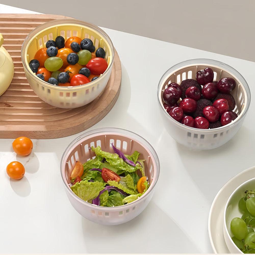 Avtoit | Manual fruit and vegetable spin dryer with removable container