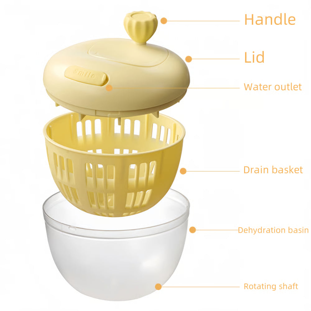 Avtoit | Manual fruit and vegetable spin dryer with removable container