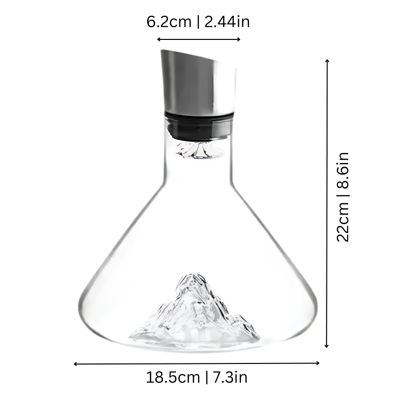 Avtoit | Premium Wine Decanter | Lead-Free Crystal with Quick Aeration & Filtration for Enhanced Flavor Experience