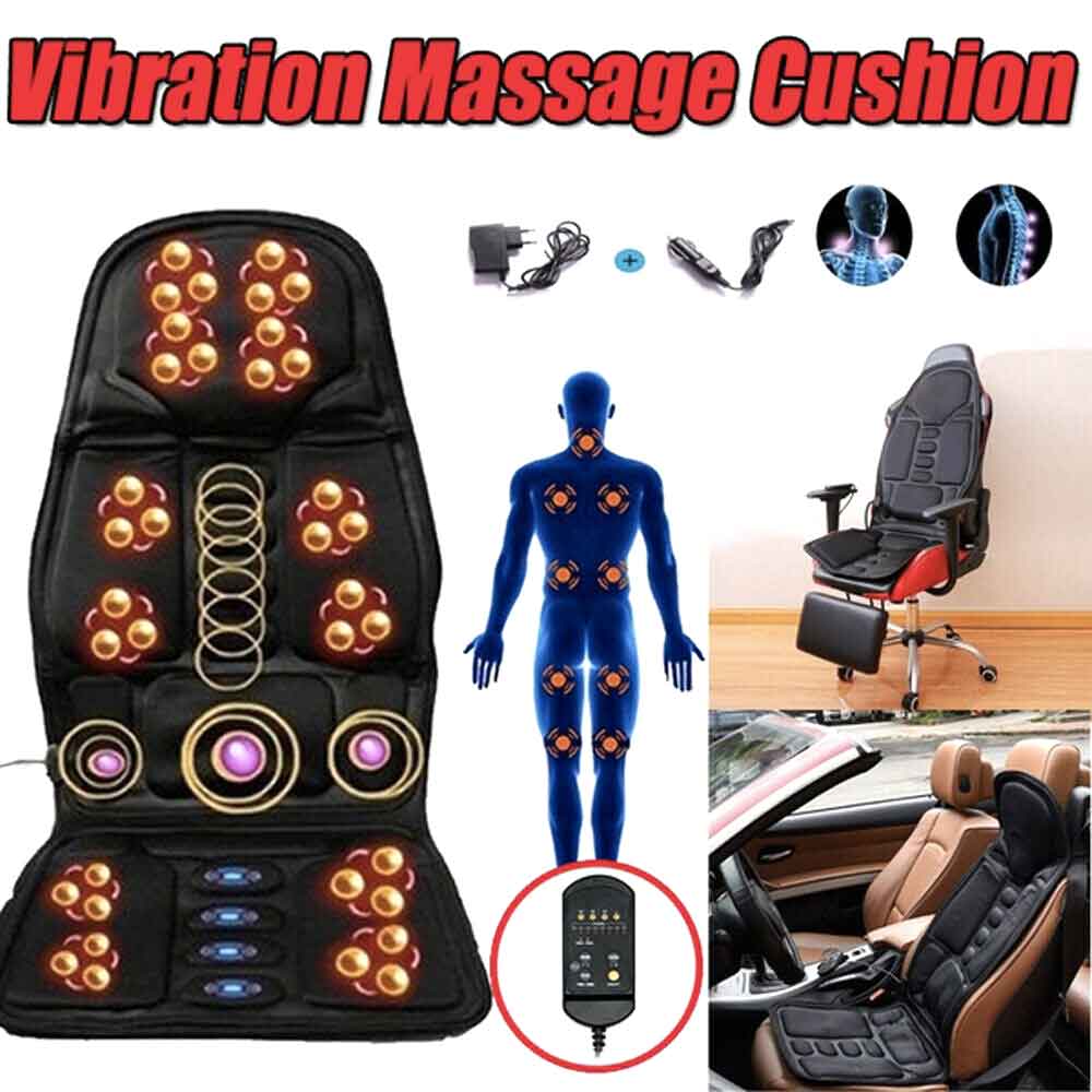 Avtoit | Fashion massage chair pad with heated neck pillow for car and home