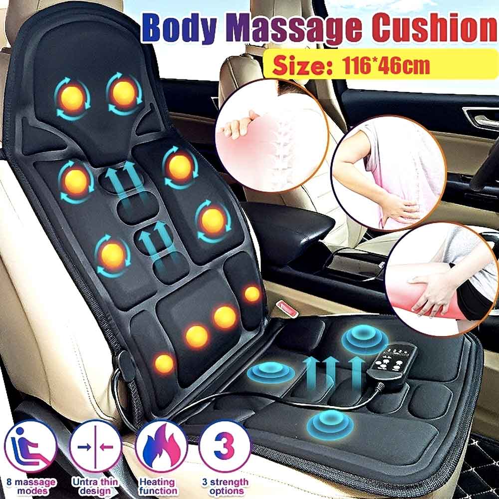 Avtoit | Fashion massage chair pad with heated neck pillow for car and home