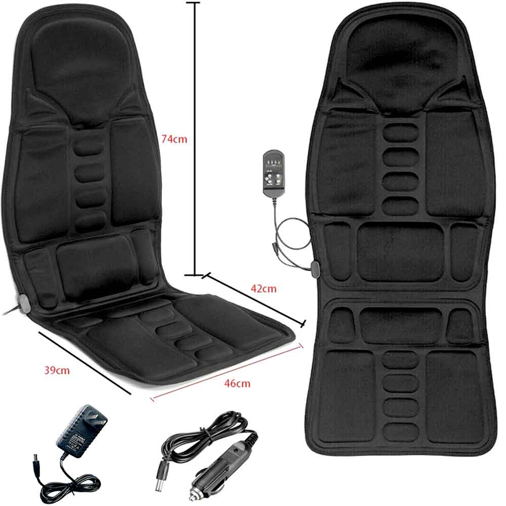 Avtoit | Fashion massage chair pad with heated neck pillow for car and home