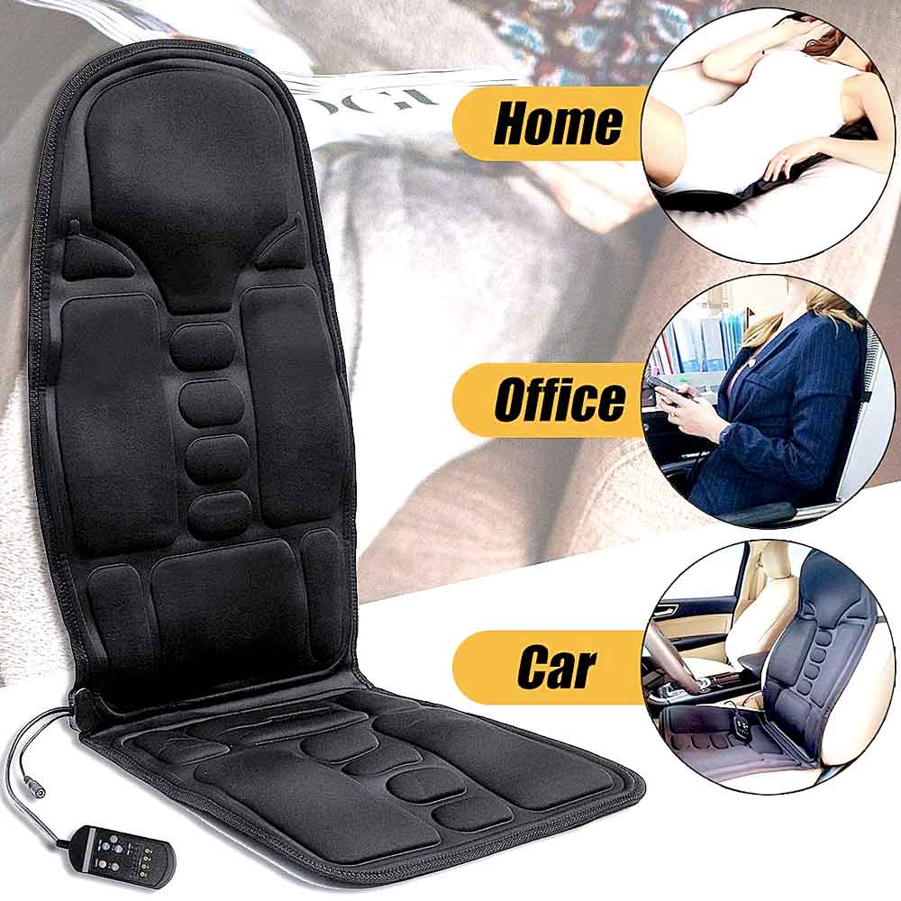 Avtoit | Fashion massage chair pad with heated neck pillow for car and home