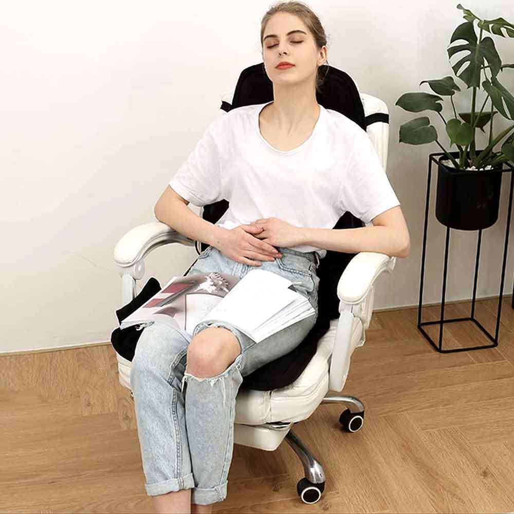 Avtoit | Fashion massage chair pad with heated neck pillow for car and home