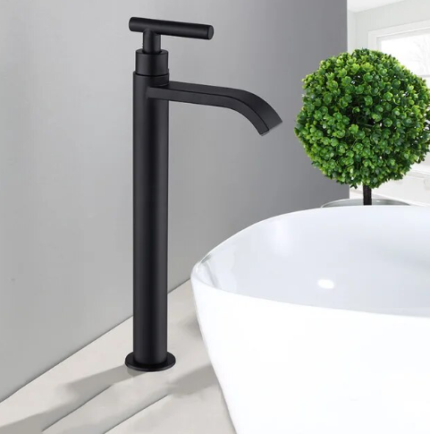 Avtoit | Matte Black Sink Faucet | Elegant Cold Water Faucet