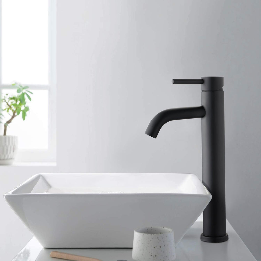 Avtoit | Matte Black Sink Faucet | Elegant Cold Water Faucet