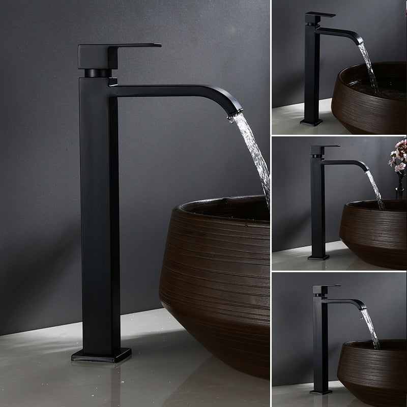 Avtoit | Matte Black Sink Faucet | Elegant Cold Water Faucet