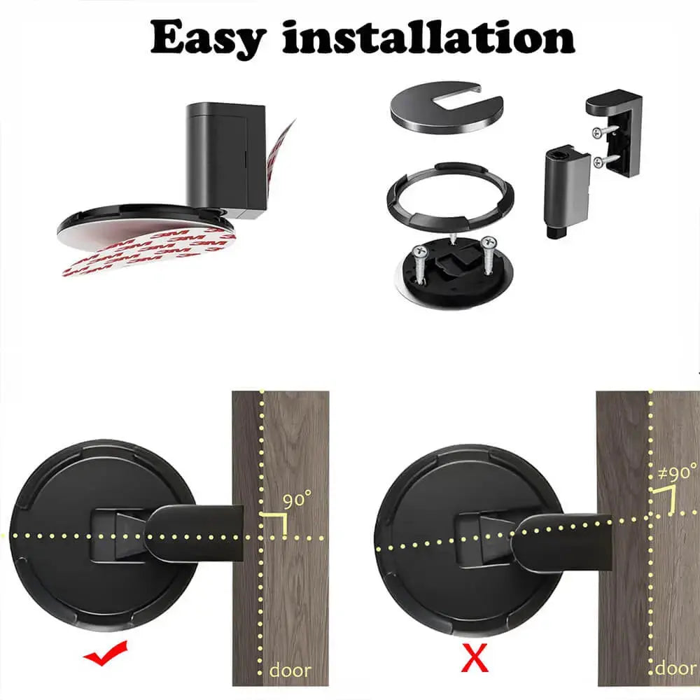 Avtoit | Mechanical Floor Door Stopper – Push System for Secure Door Hold