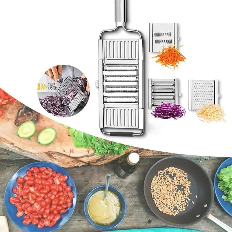 Avtoit | Multi-purpose vegetable slicer with interchangeable blades – Cut quickly & evenly