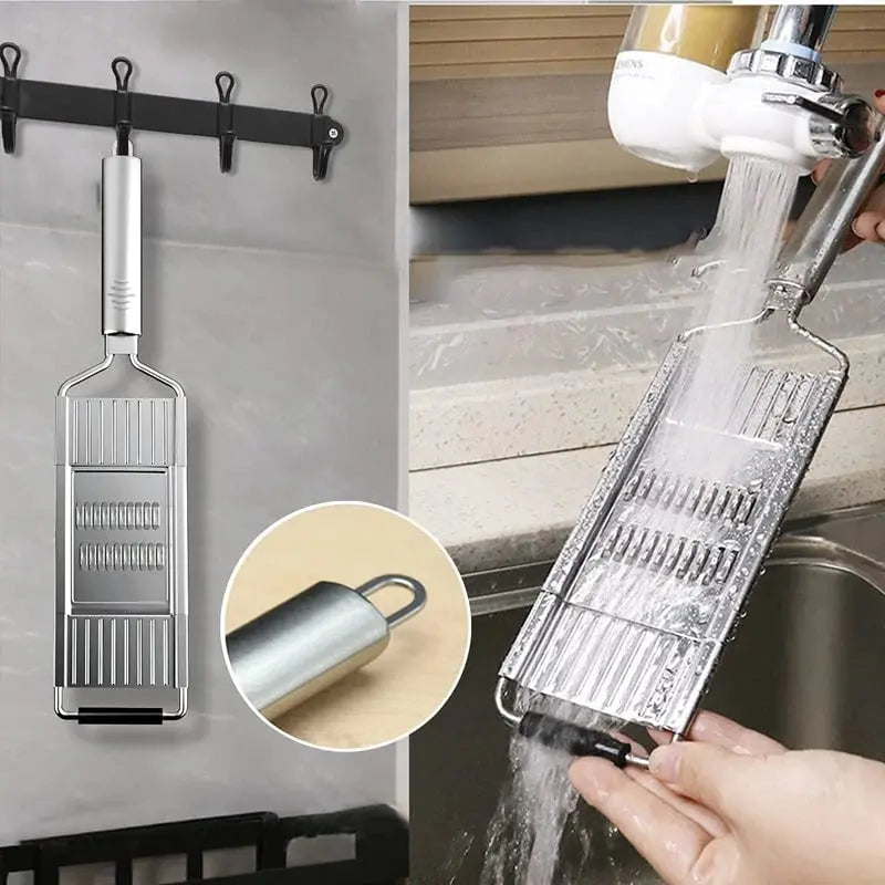 Avtoit | Multi-purpose vegetable slicer with interchangeable blades – Cut quickly & evenly