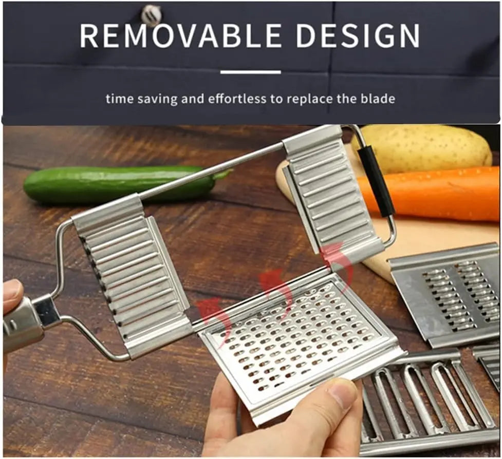 Avtoit | Multi-purpose vegetable slicer with interchangeable blades – Cut quickly & evenly
