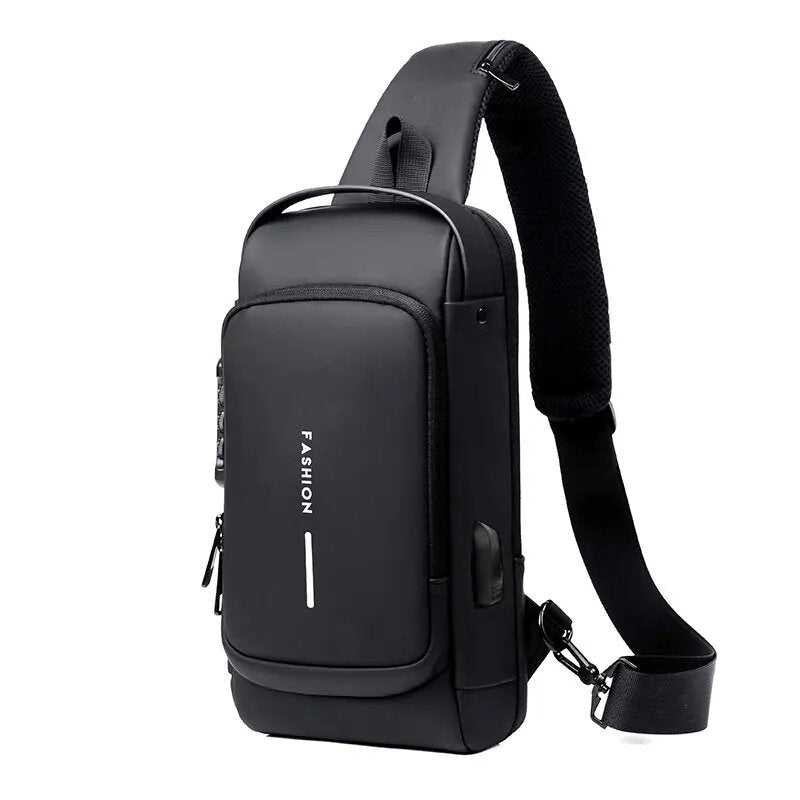 Avtoit | Men’s Bag with USB Charger – Anti-Theft Crossbody Chest Bag