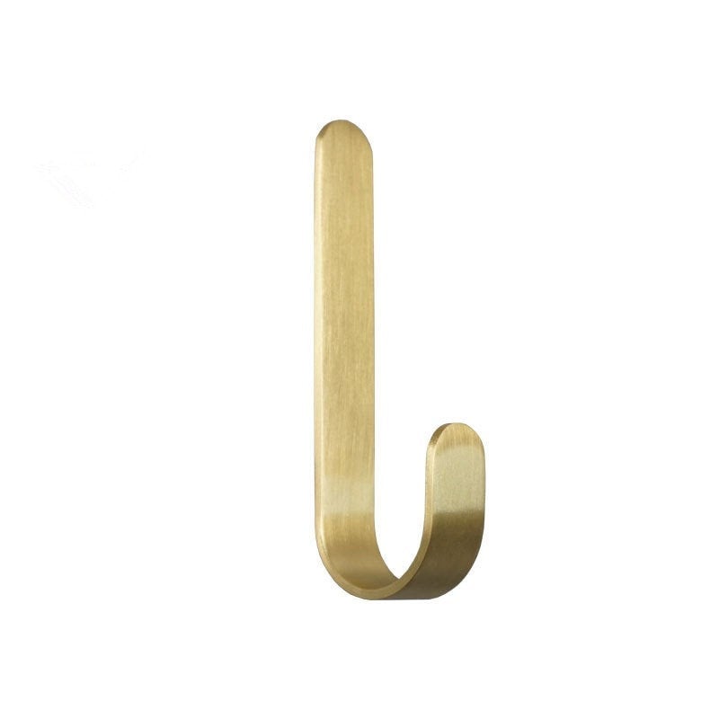 Avtoit | Brass Wall Hook Set | Rust-Resistant Coat Hooks Wardrobe