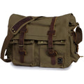 Avtoit | Michael Bag – Vintage Canvas Messenger Bag for Men with Leather Accents