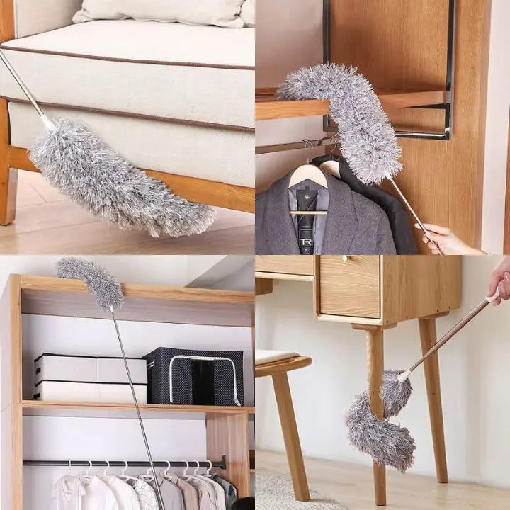 Avtoit | Microfiber Dusting Duster with Long Handle - Flexible Washable