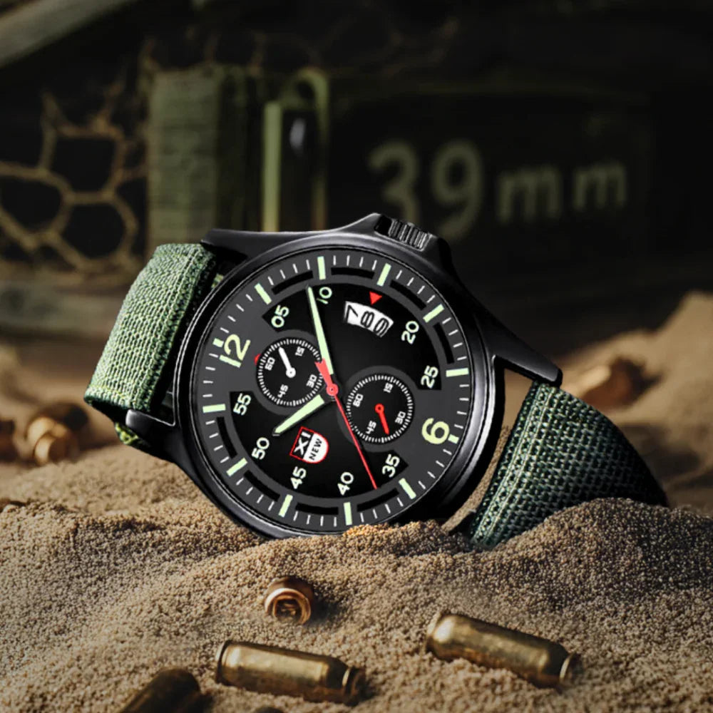 Avtoit | Military Quartz Watch – Lightweight Tactical Nylon Strap Watch for Men