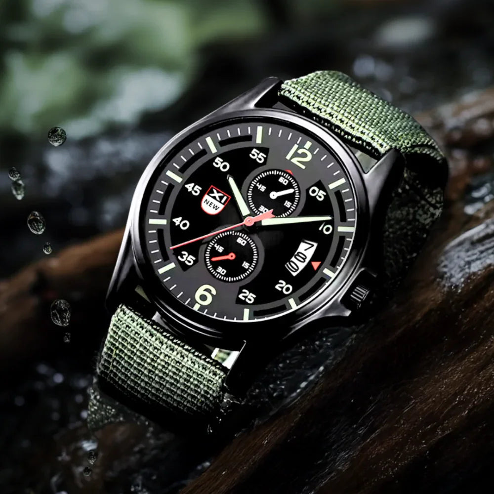 Avtoit | Military Quartz Watch – Lightweight Tactical Nylon Strap Watch for Men