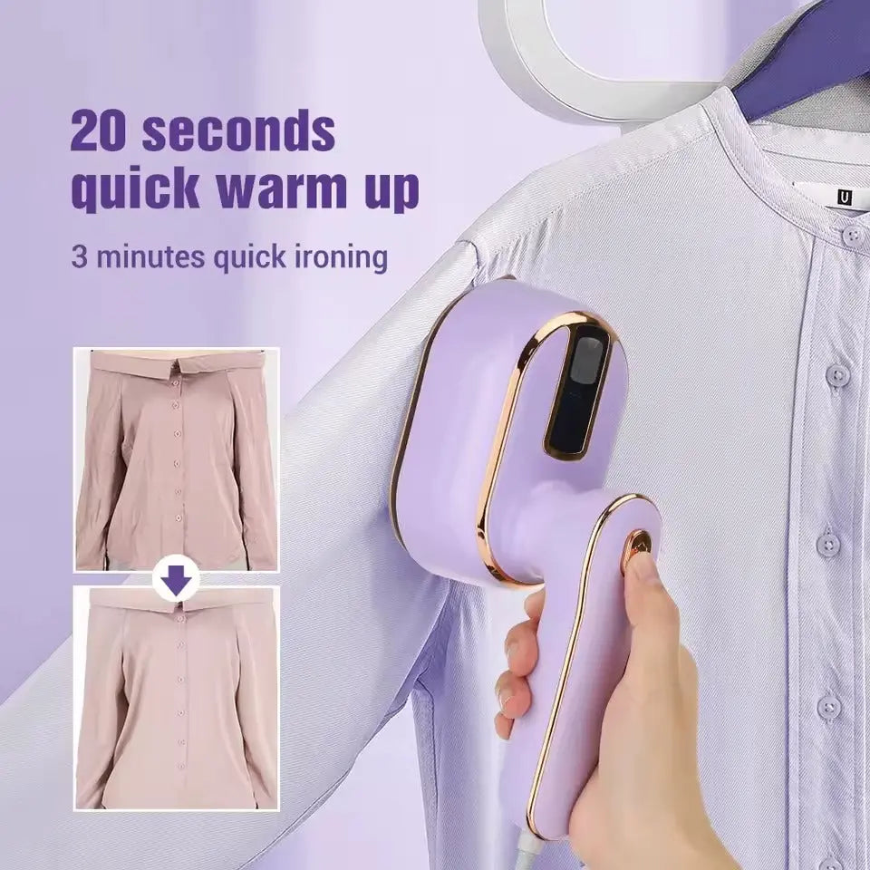 Avtoit | Mini Steam Iron – Crease-free in seconds, at home & on the go