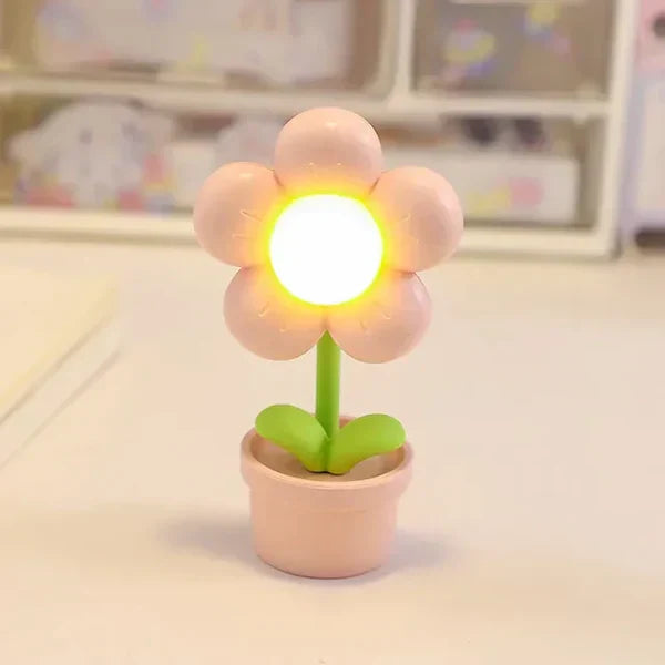 Avtoit | Cute Flower Night Light for Children – LED Table Lamp in Flower Design for the Children's Room