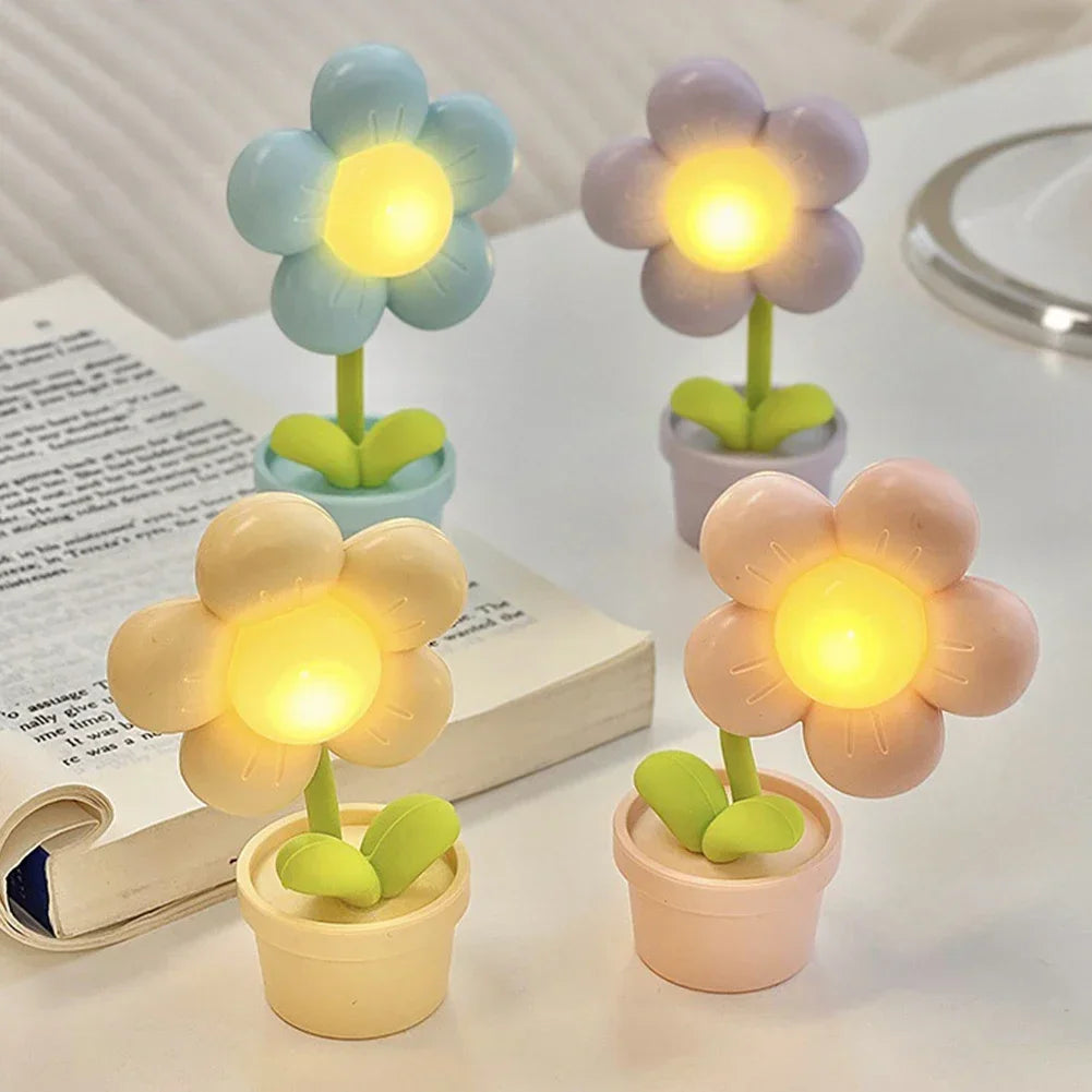Avtoit | BloomAura – Elegant Petite Flower Table Lamp for Soft Lighting