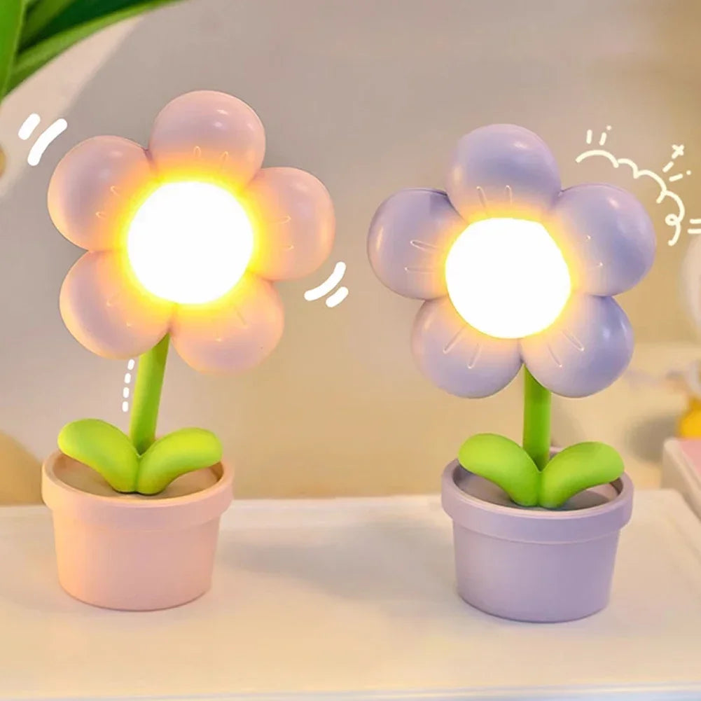 Avtoit | BloomAura – Elegant Petite Flower Table Lamp for Soft Lighting