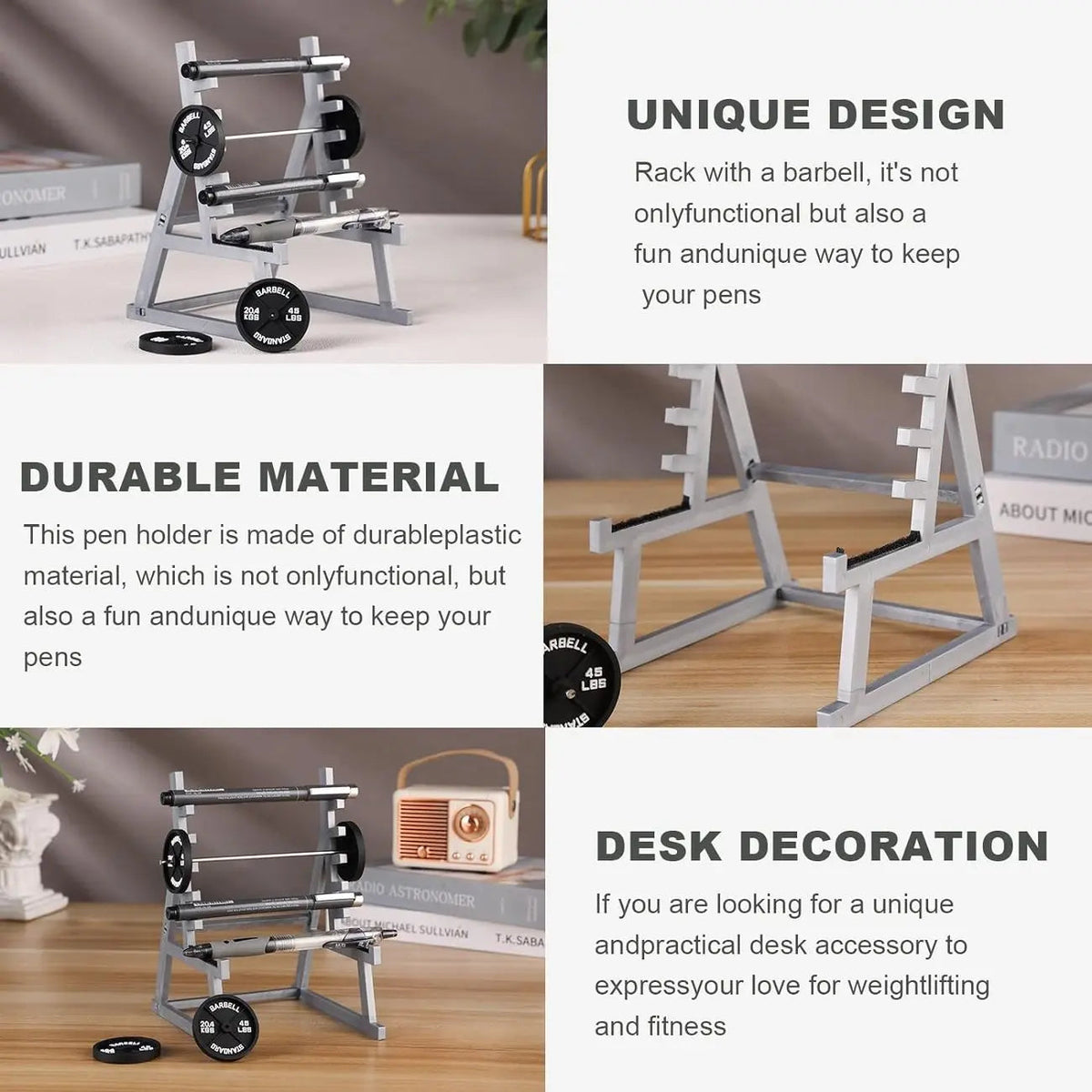 Avtoit | Mini-Squat-Rack-Pen Holder – Unique Gift for Fitness Fans