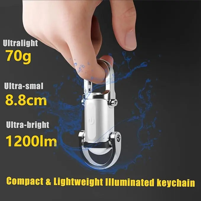 Avtoit | Mini USB-C Rechargeable Keychain Flashlight