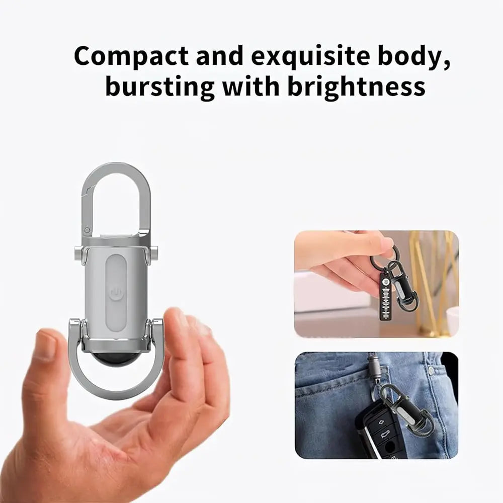 Avtoit | Mini USB-C Rechargeable Keychain Flashlight