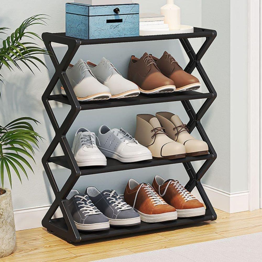 Avtoit | Minimalist 4-Tier Shoe Rack – Compact, Modern & Eco-Friendly Shoe Storage Shelf