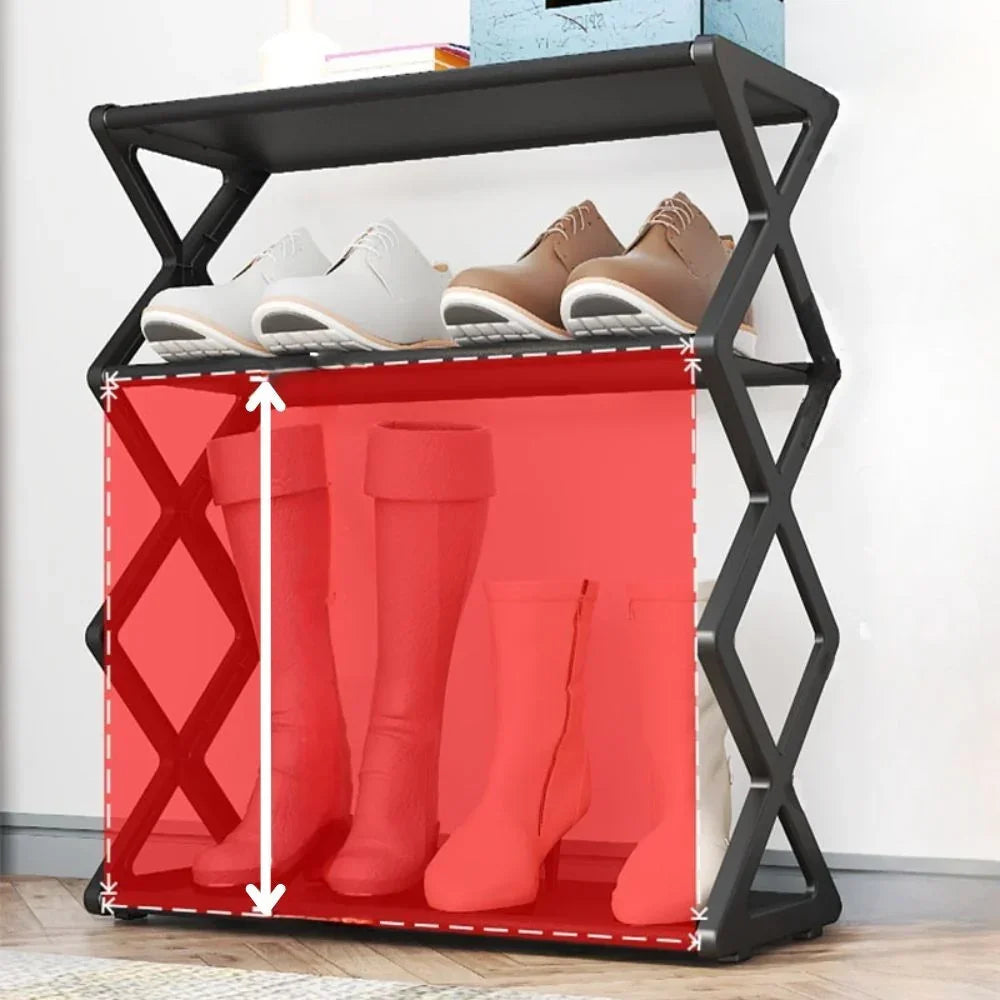 Avtoit | Minimalist 4-Tier Shoe Rack – Compact, Modern & Eco-Friendly Shoe Storage Shelf