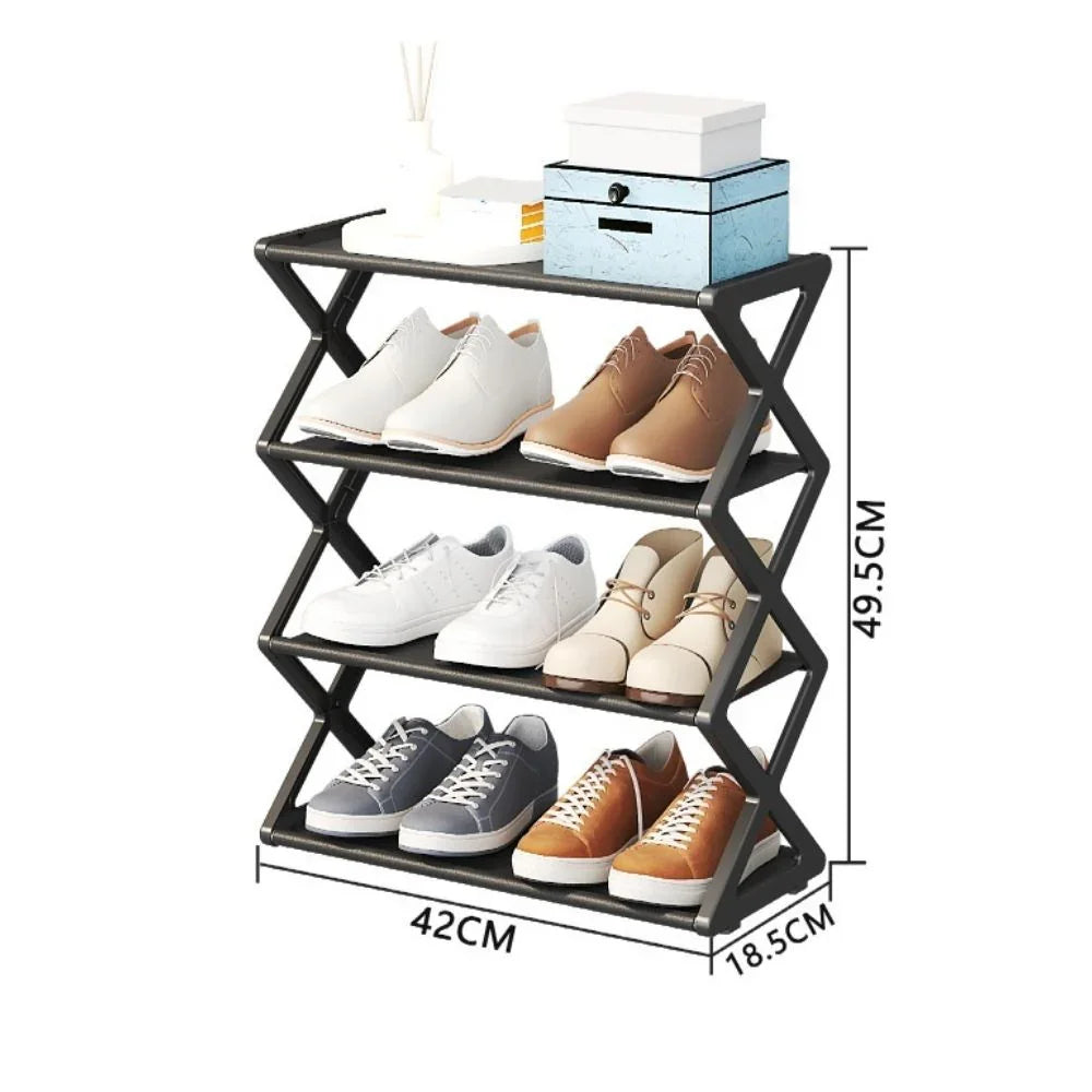 Avtoit | Minimalist 4-Tier Shoe Rack – Compact, Modern & Eco-Friendly Shoe Storage Shelf