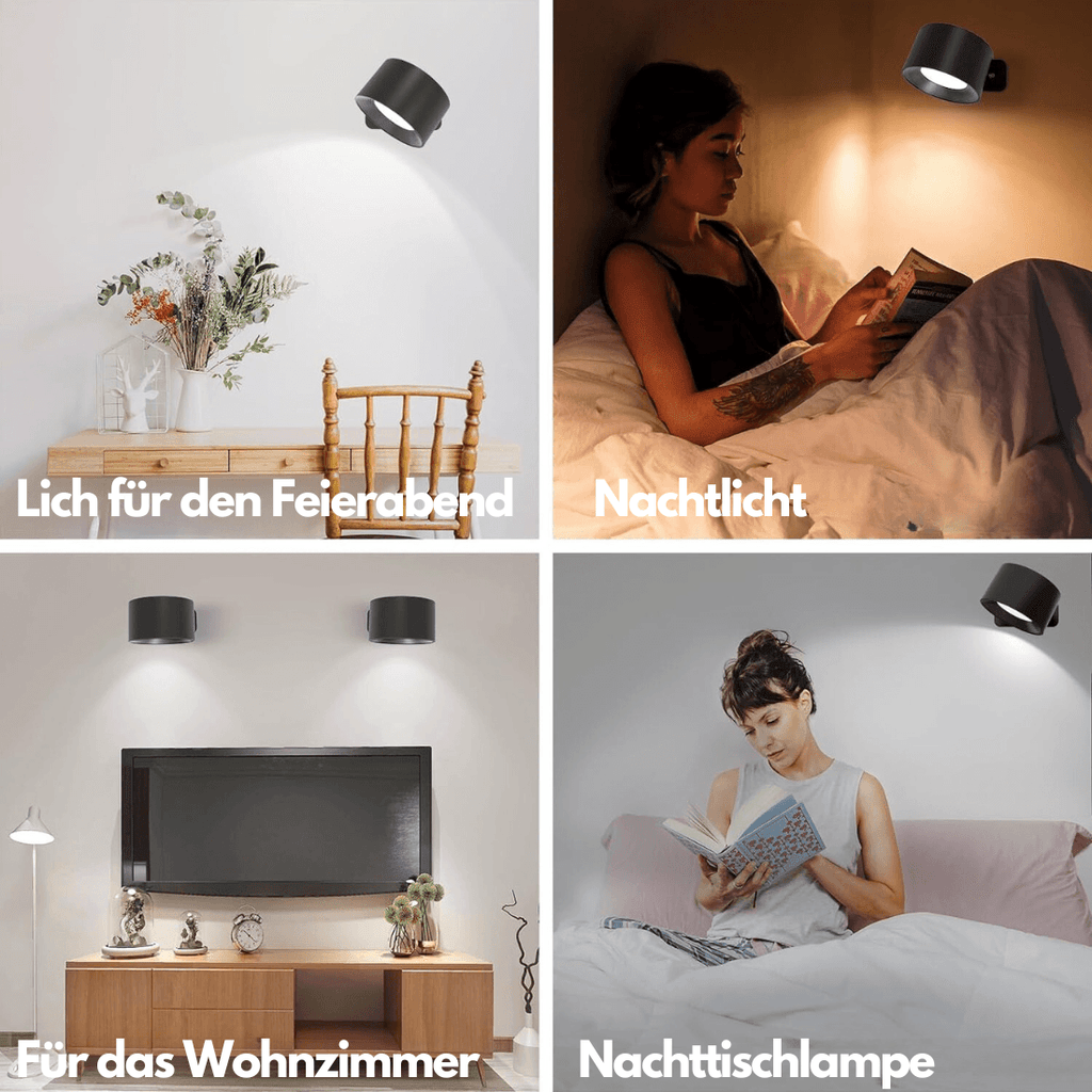 Avtoit | 360° wireless rechargeable wall light | Versatile LED lighting solution