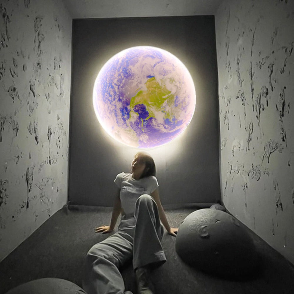 Avtoit | 3D LED Moon or Earth Ceiling or Wall Lamp (3 Styles) 24CM-80CM