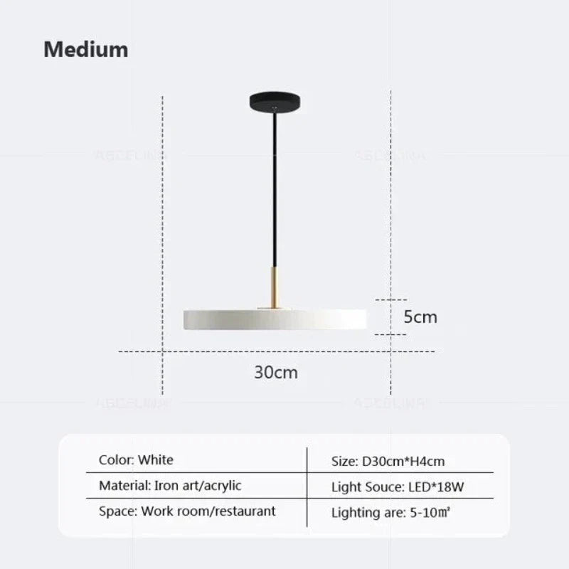Avtoit | Slim Disc Pendant Light