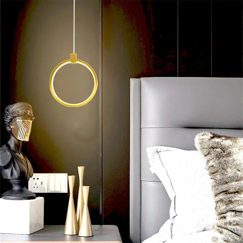 Avtoit | Elegant Double Ring Pendant Light | DuoGlow