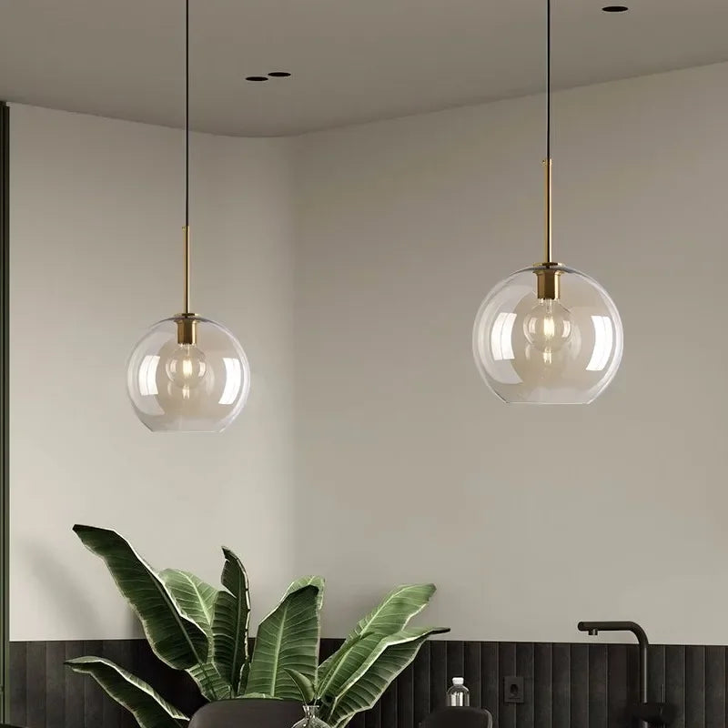 Avtoit | NordicGlas - Modern Scandinavian Glass Pendant Lamp for Dining Room and Living Room
