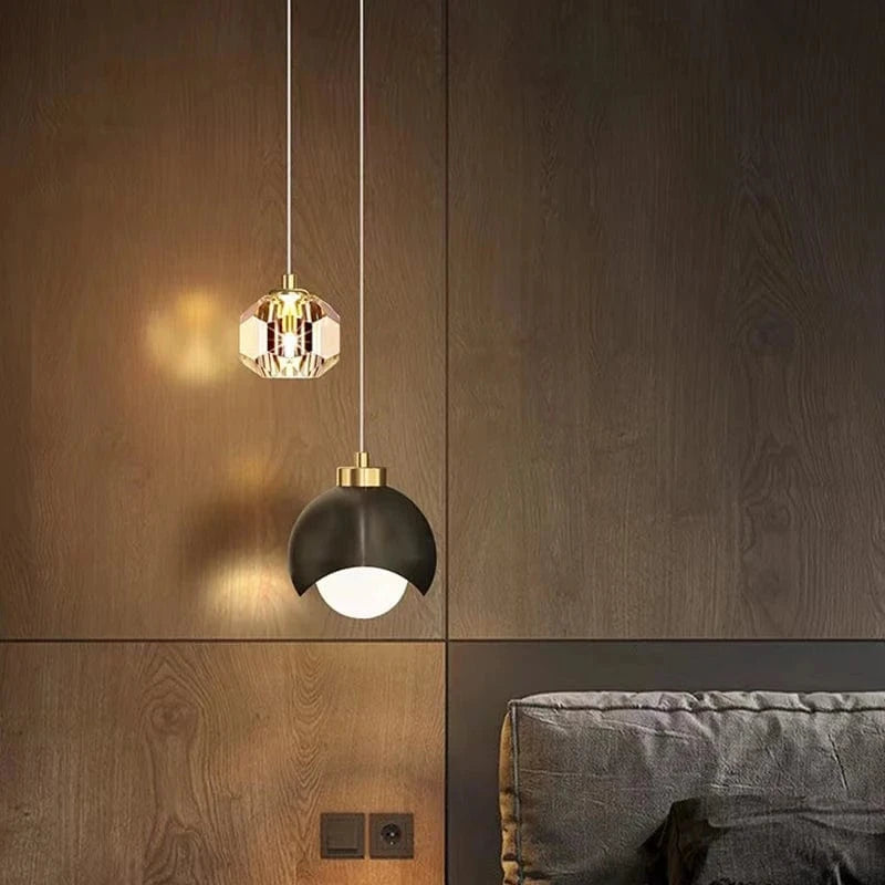 Avtoit | Modern Crystal Pendant Light | Elegant Hanging Lamp for Living Spaces