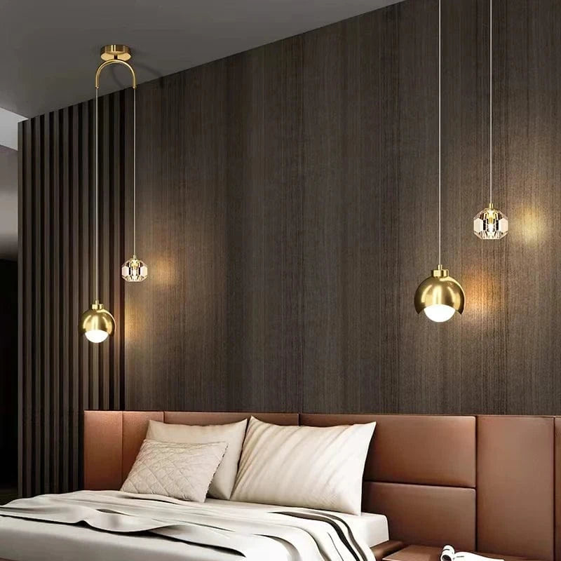 Avtoit | Modern Crystal Pendant Light | Elegant Hanging Lamp for Living Spaces