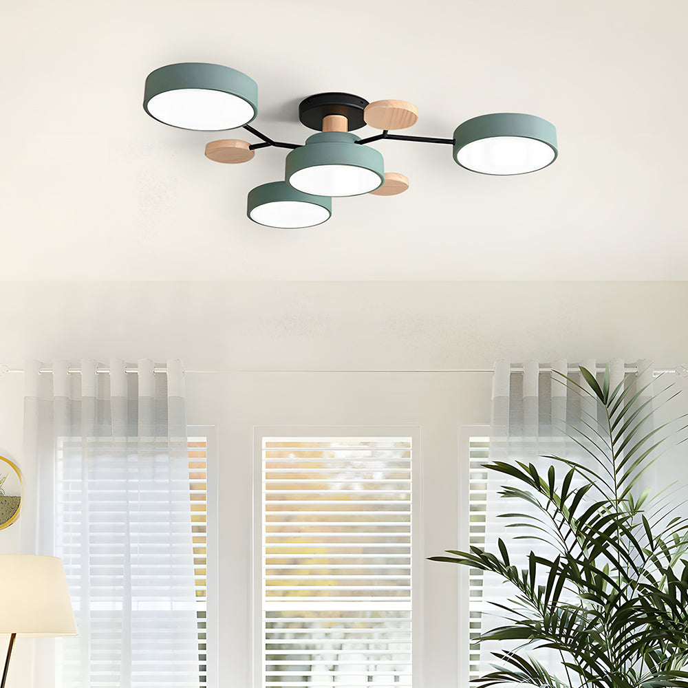 Avtoit | Modern LED Ceiling Lamp | Round Ceiling Light for Living Room