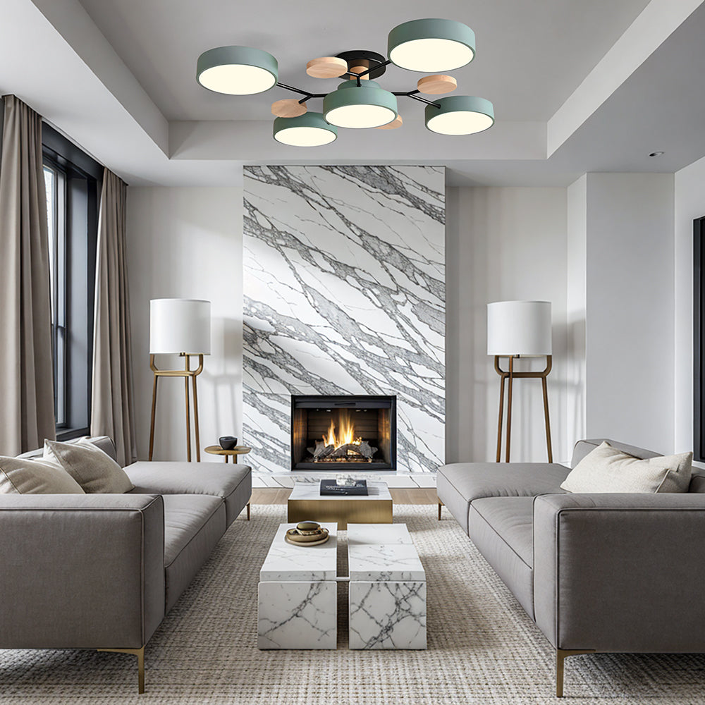 Avtoit | Modern LED Ceiling Lamp | Round Ceiling Light for Living Room