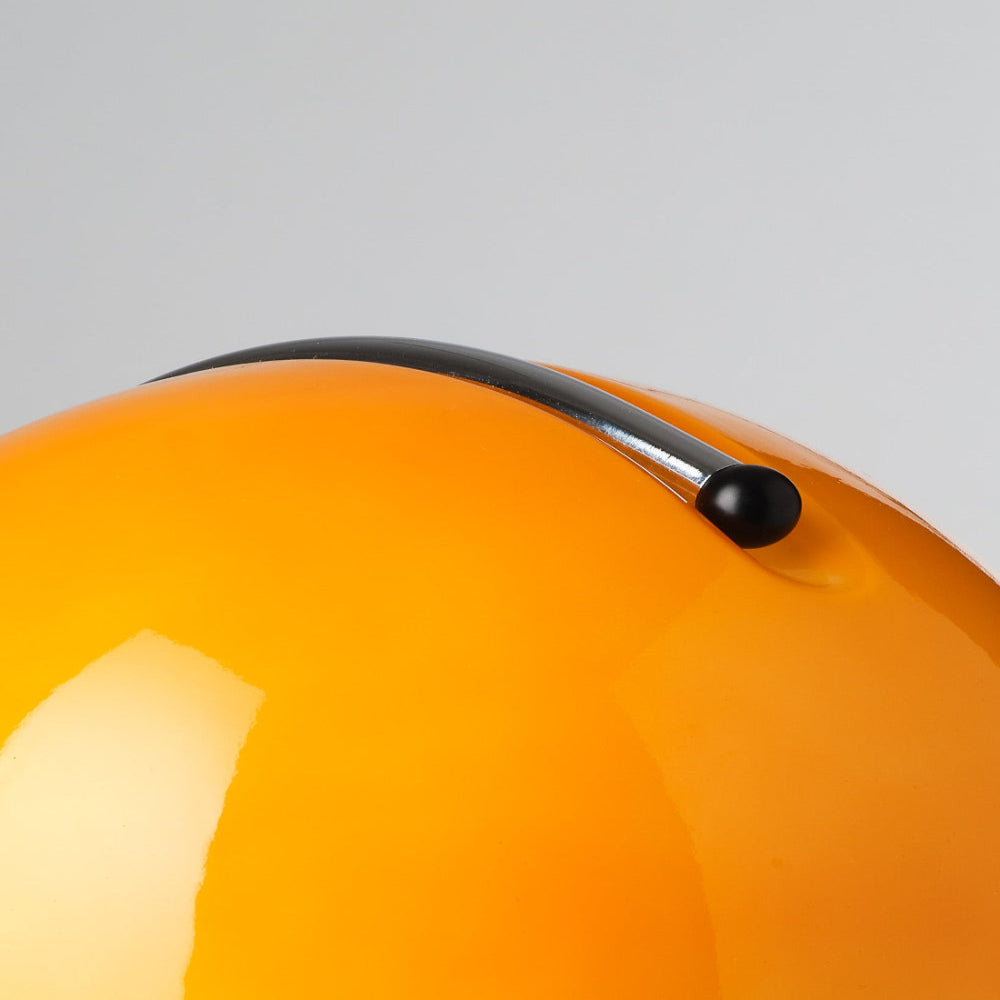 Avtoit | Mid-Century Modern Desk Lamp – Retro Orange Dome Design with USB Power