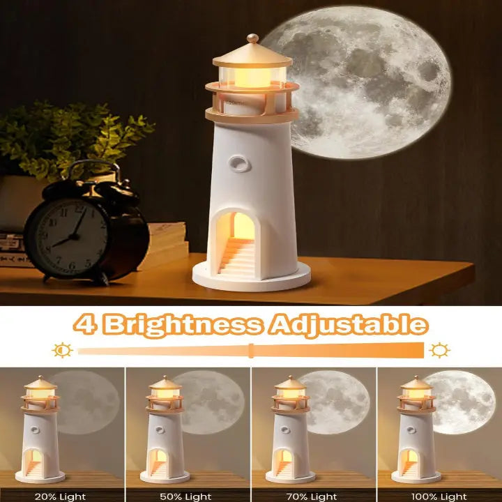 Avtoit | Moonlight Lighthouse Night Light – Soothing Glow for Any Room