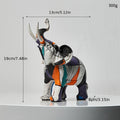 Avtoit | Mosaic Majesty Elephant Figurine – Handcrafted Artistic Elephant Sculpture for Home & Office Decor