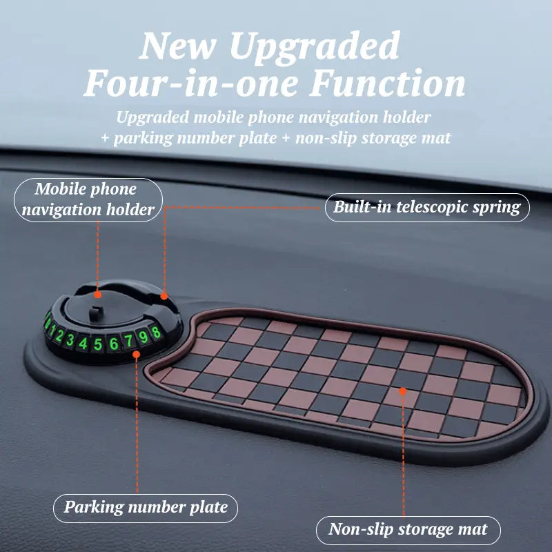 Avtoit | Multifunctional Anti-Slip Mat for Car – Phone Holder and Organizer in One