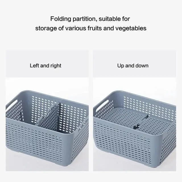 Avtoit | Multifunctional Refrigerator Storage Box with Foldable Dividers