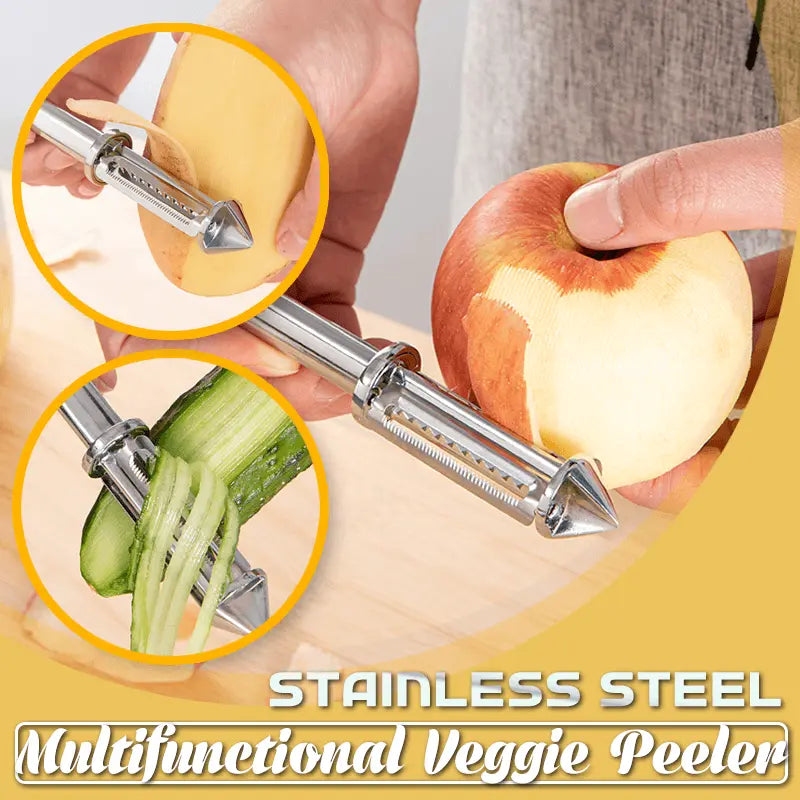 Avtoit | Multifunctional Stainless Steel Vegetable Peeler – Peeling & Julienne with One Handle