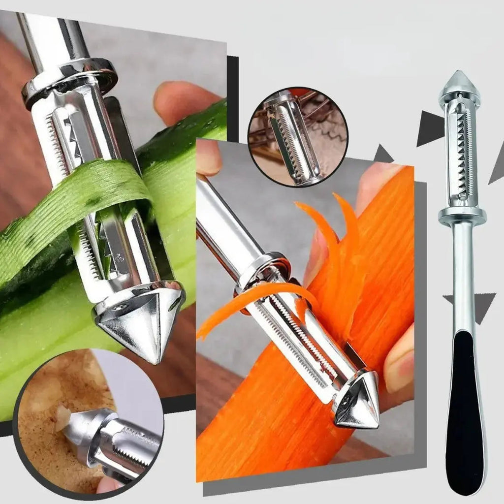 Avtoit | Multifunctional Stainless Steel Vegetable Peeler – Peeling & Julienne with One Handle